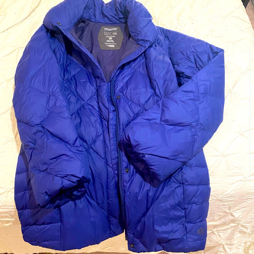 Like New Mountain Hardwear Blue Citilicious Down Jacket Size Small